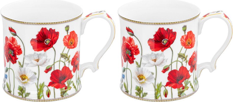 

Набор кружек Elan Gallery Маки 420756