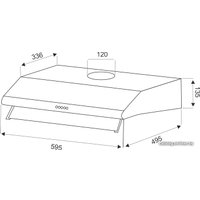Кухонная вытяжка Exiteq EX-1056 (нержавеющая сталь)