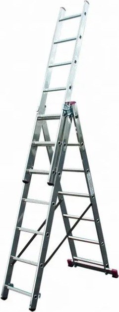 Лестница-трансформер Krause Трехсекционная универсальная лестница CARDA+ 3х11