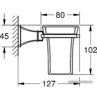 Стакан для зубной щетки и пасты Grohe 40626000