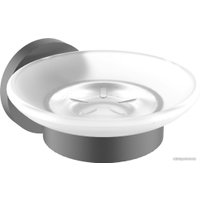 Мыльница Wellsee Finishing Touch 182502000 с держателем (матовый черный)