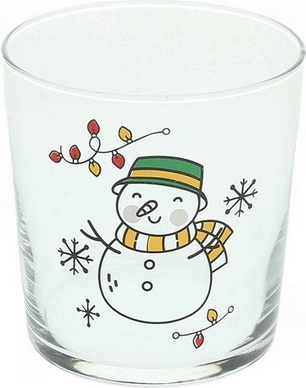 

Стакан для воды и напитков Tognana Natale Happy Xmas Снеговик NT55733M241_3