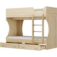 Двухъярусная кровать Олмеко Д 2 (дуб сонома)