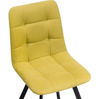 Стул Notta Чилли (черный/горчичный)