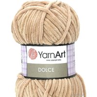 Пряжа для вязания Yarnart Dolce 100% микрополиэстер 747 100 г (120 м, бежевый)