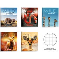 Полуобщая тетрадь Schoolformat Дикие животные ТОК48-ДЖ (48 л)