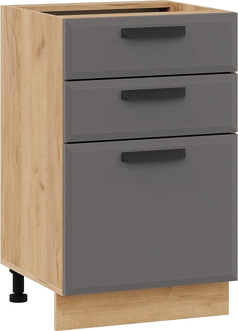 

Шкаф напольный Трия Тиана 1Н5Я3 (дуб крафт золотой/асфальт супермат)