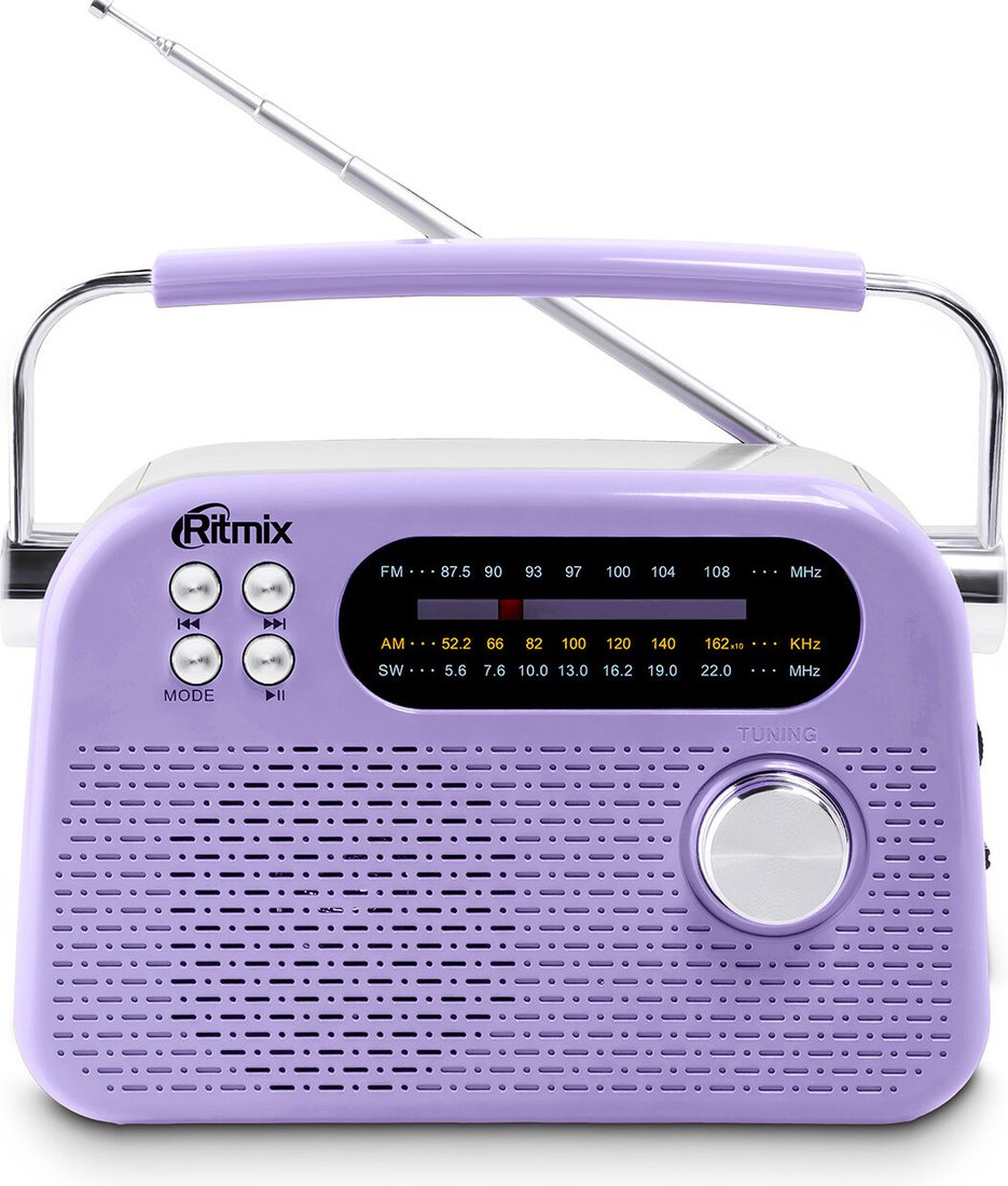 Радиоприемник Ritmix RPR-045 (сиреневый)