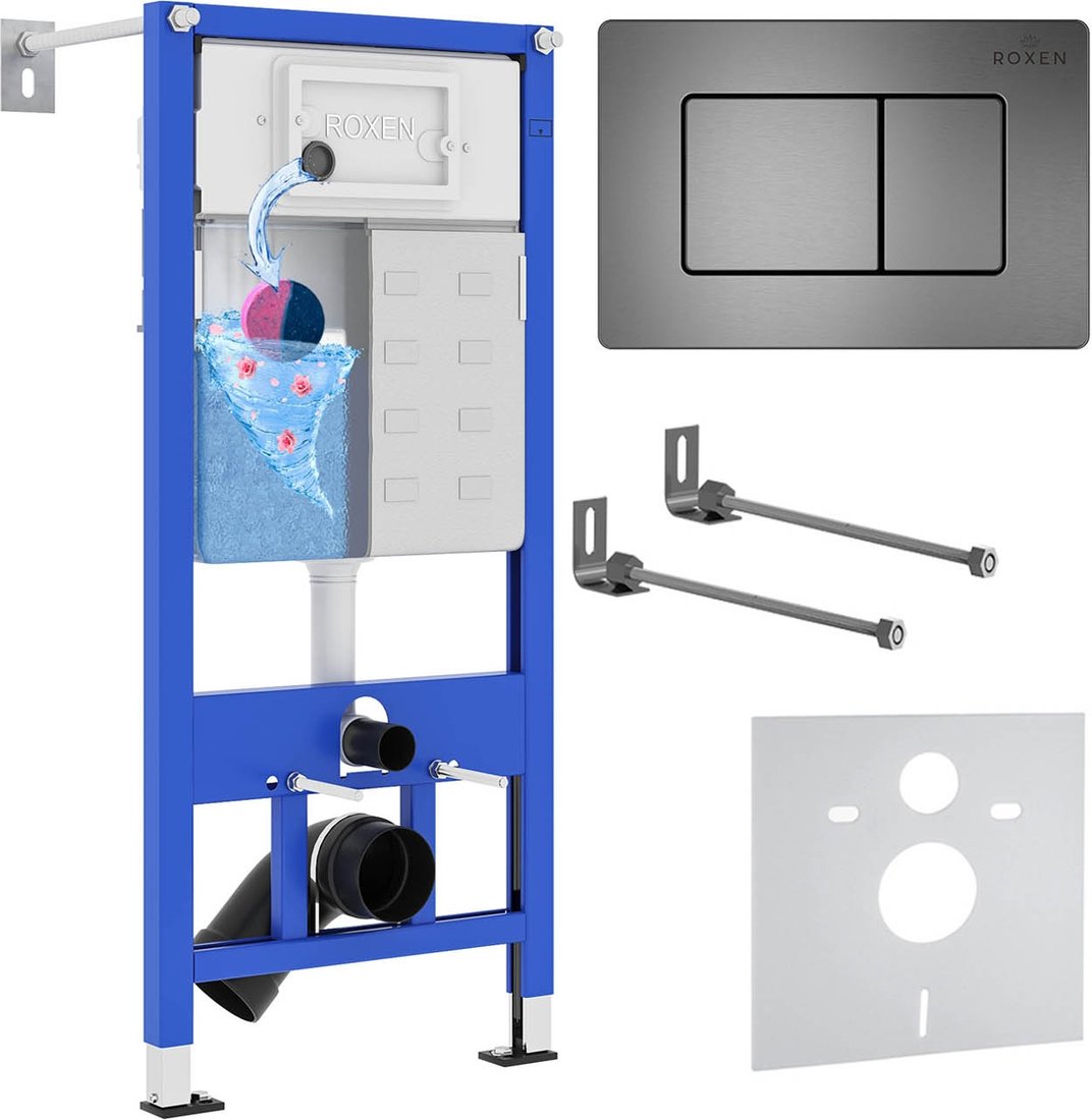 

Инсталляция для унитаза Roxen StounFix Dual Fresh 859290