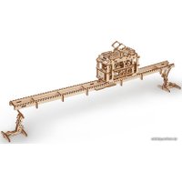 3Д-пазл Ugears Трамвай с рельсами