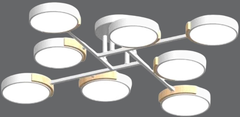 

Припотолочная люстра LED4U L3212-840 WH