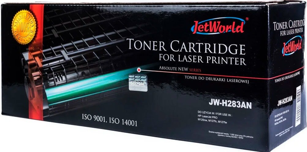 

Картридж JetWorld JW-H283AN (аналог HP CF283A)