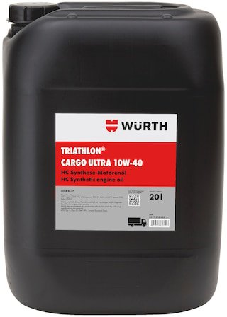 

Моторное масло Wurth Triathlon Cargo Ultra 10W-40 20л