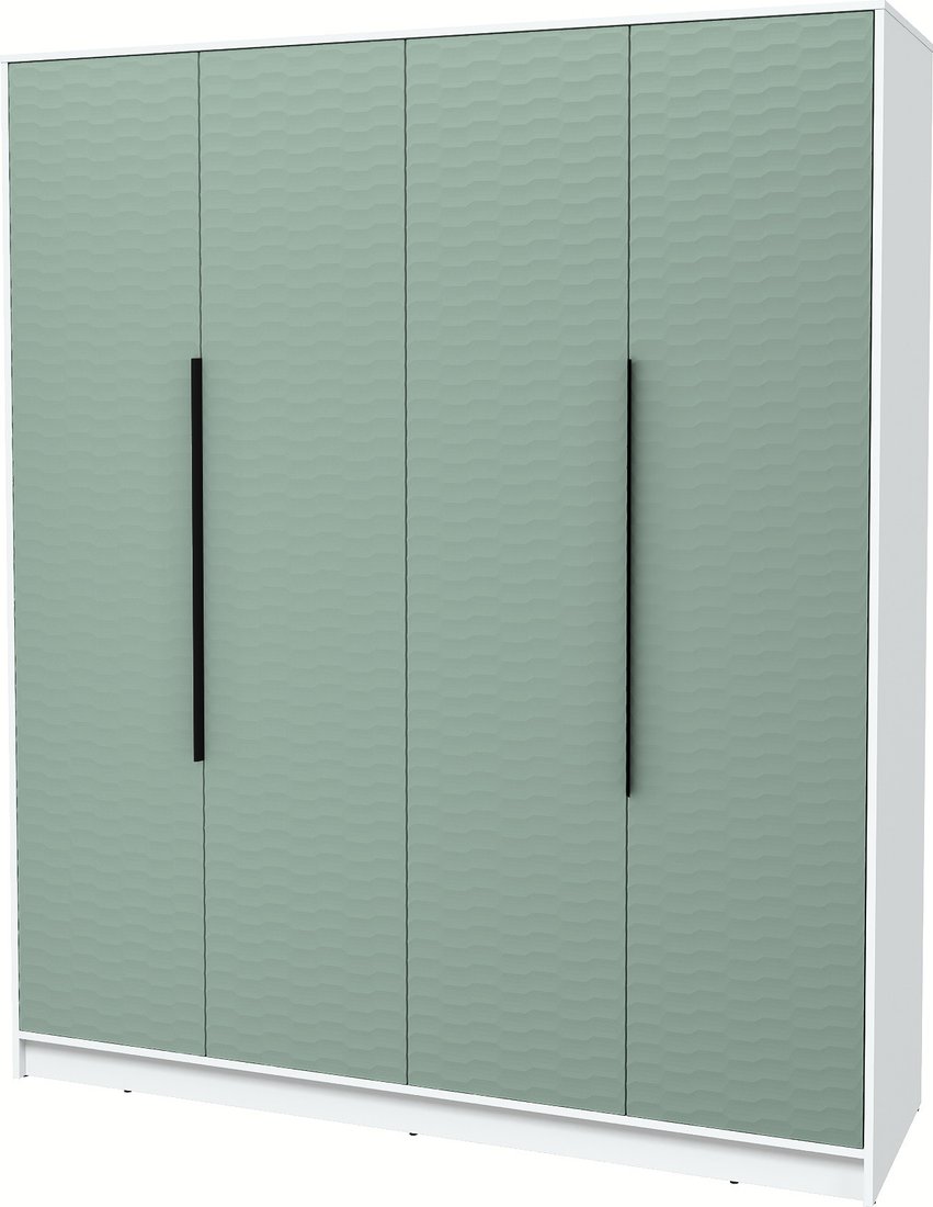 

Шкаф распашной Интерлиния Концепт Зодиак КТ-Ш4 (белый платинум/мята)