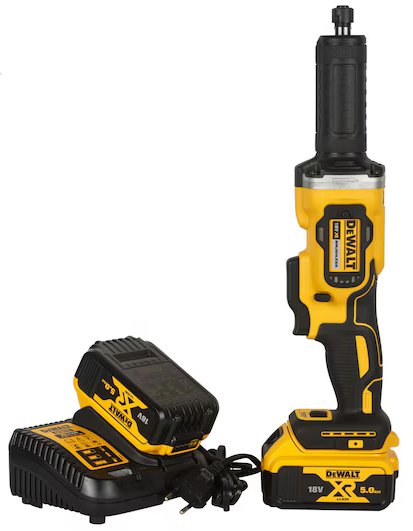 

Прямошлифовальная машина DeWalt DCG426P2 (с 2-мя АКБ, кейс)