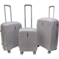 Чемодан-спиннер Mironpan 23107 (M, светло-серый)