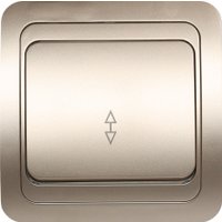 Выключатель проходной Smart Buy SBE-02c-10-SW12-0-c (шампань)