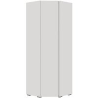 Шкаф распашной Стендмебель Хелен ШК 04 угловой (белый/белый)