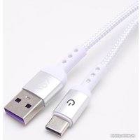 Кабель Digital Part TC-310 USB Type-A - USB Type-C (1 м, белый)