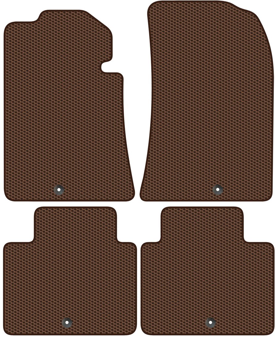 

Комплект ковриков для авто Alicosta Hyundai Genesis I (седан / BH) 2008 - 2014 (коричневый, сота)