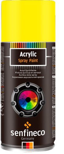 Senfineco акриловая желтая 0.4 л