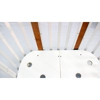 Кроватка-трансформер Incanto Nuvola Lux 5 в 1 (белый/бук)