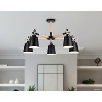 Люстра средней высоты Ambrella light TR82211/5 BK/LW