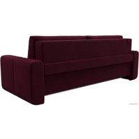 Диван Лига диванов Лига-031 121262 (микровельвет бордовый)