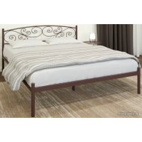 Кровать ИП Князев Лилия 140x190 (коричневый)