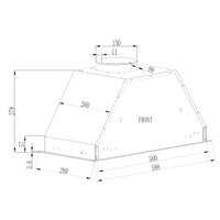 Кухонная вытяжка Schtoff Gala 60 (белый)