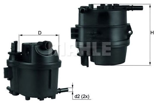 

Топливный фильтр Mahle Knecht KL779