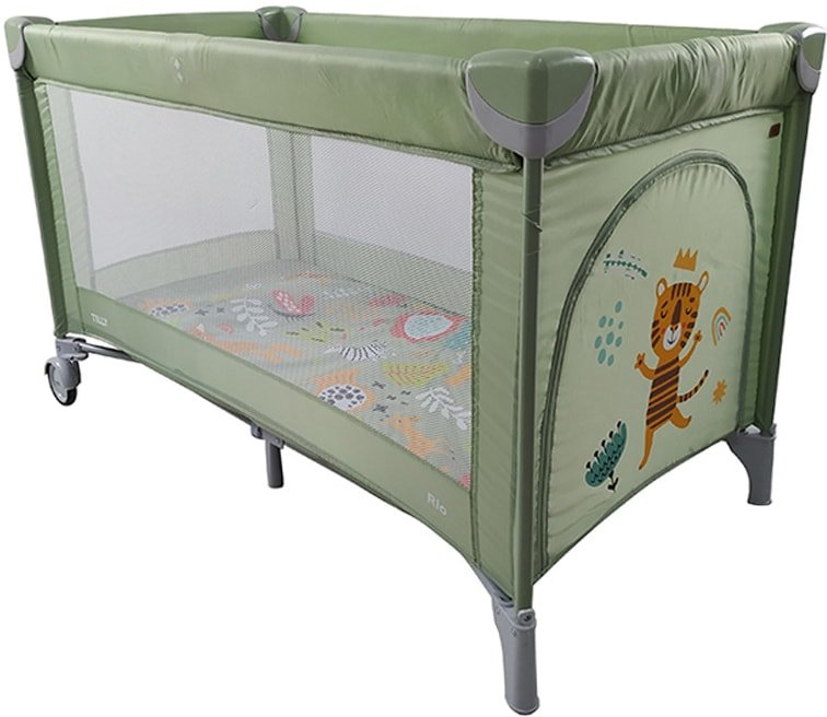 

Манеж-кровать Baby Tilly T-1011 Rio (мятно-зеленый)