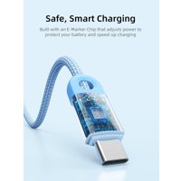 Кабель Cabletime 100W USB Type-C - USB Type-C (0.5 м, синий) в Пинске