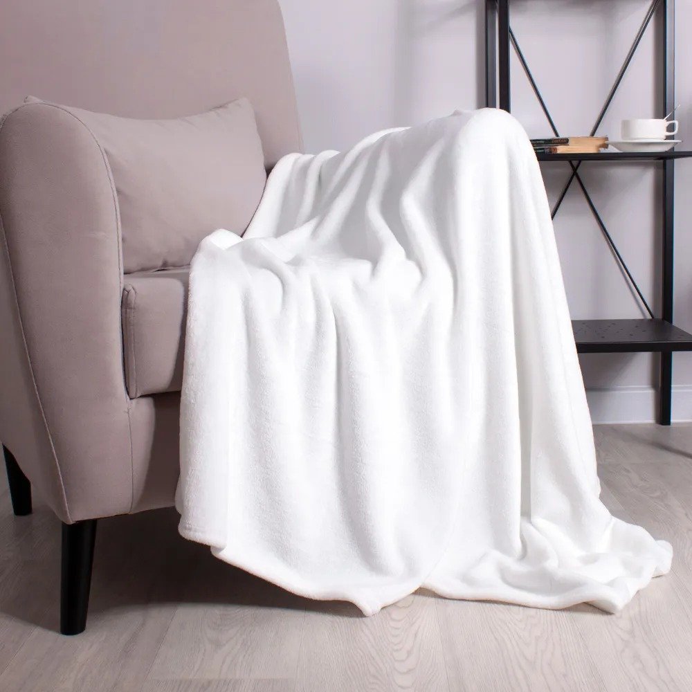 

Плед Casa Conforte Royal Flannel 160x220 6155311 (белый)