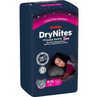 Трусики-подгузники Huggies DryNites 8-15 лет для девочек (9 шт)
