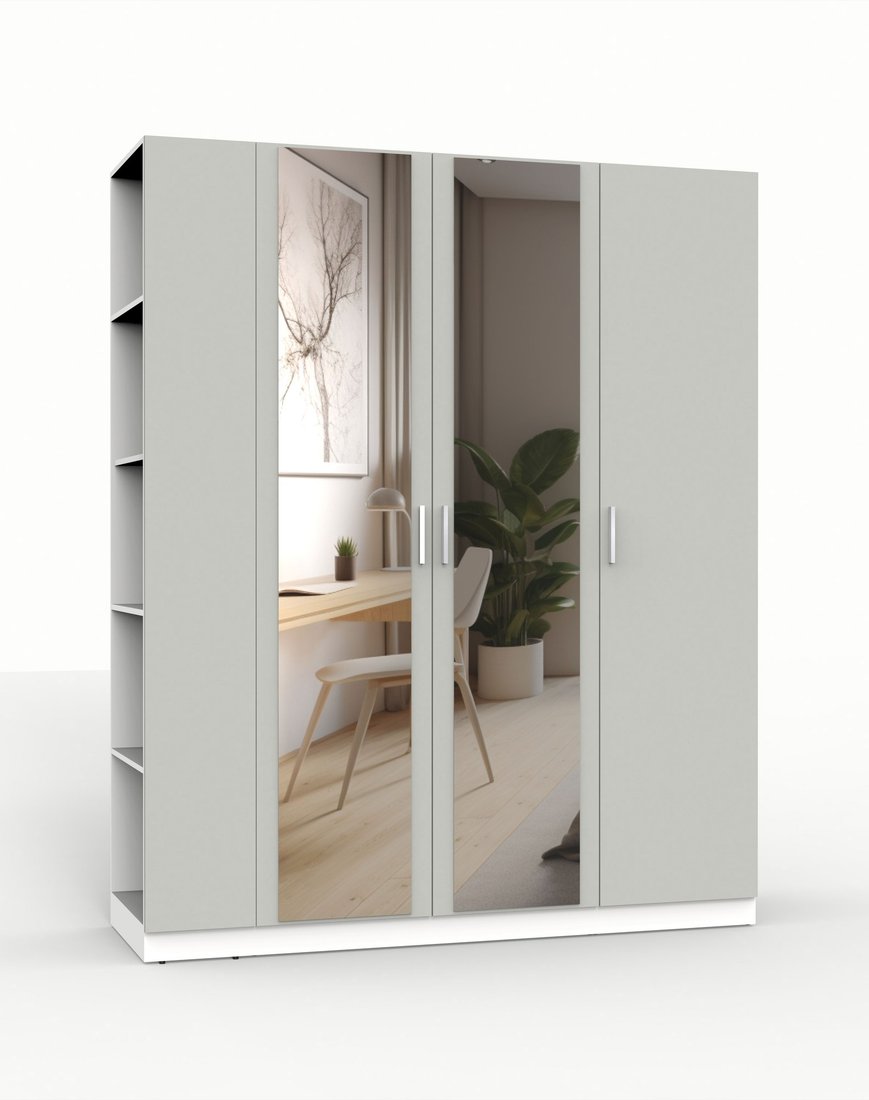 

Шкаф распашной Интермебель Марсель-32 МР 01-32 (шиншилла серая)