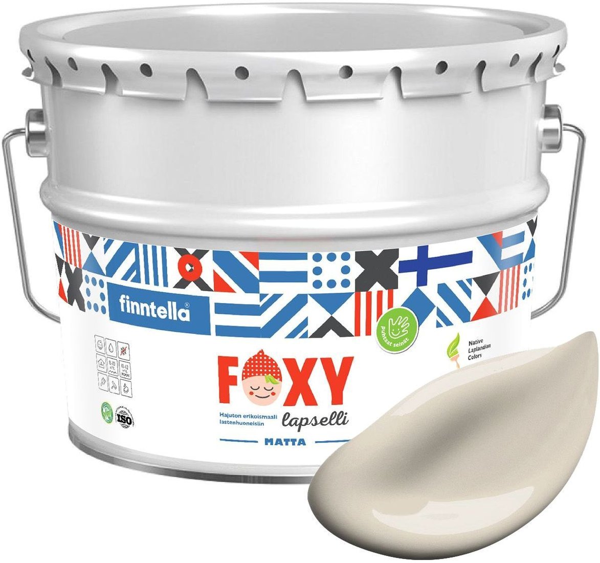 

Краска Finntella Foxy Lapselli Matte Valoa F-50-1-9-FL219 9 л (бежевый)