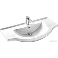  Francesca Тумба Eco 100 с умывальником Эльбрус 100 (дуб/белый)