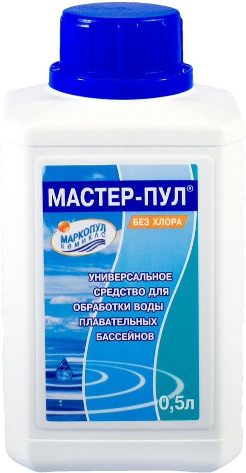 

Химия для бассейна Маркопул Кемиклс Мастер-Пул 4 в 1 0.5 л