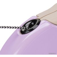 Поводок-рулетка Ferplast Amigo L 75730019 (бежевый/фиолетовый)