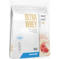 Протеин комплексный Maxler Ultra Whey (клубничный коктейль, 450г)