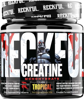 Reckful Creatine monohydrate (тропик, 200г)