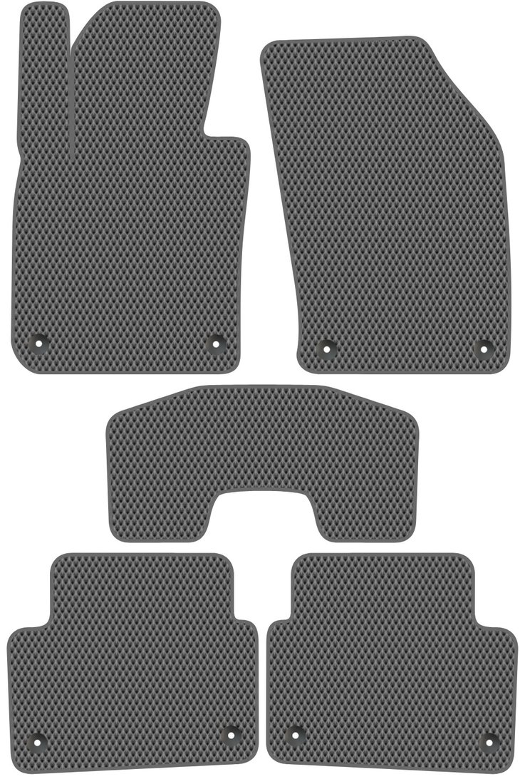 

Комплект ковриков для авто Alicosta Volvo V60 Cross County (универсал) 2018 - Н.В. (серый, ромб)