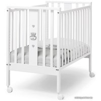 Классическая детская кроватка Erbesi Mini Charly (белый)