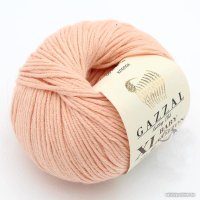 Пряжа для вязания Gazzal Baby Cotton XL 3412 50 г 105 м (персик)