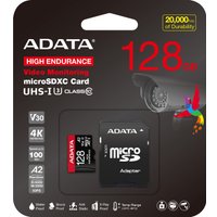Карта памяти ADATA High Endurance 128Gb AUSDX128GUI3V30SHA2-RA1