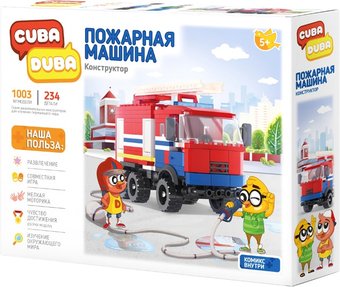 Конструктор Cuba Duba 1003 Пожарная машина