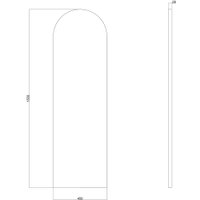 Зеркало Roxen Nora 510310-150GB