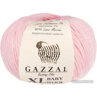 Пряжа для вязания Gazzal Baby Wool XL 836 50 г 100 м (нежный розовый)