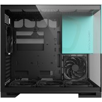 Корпус Geometric Future Model 5 5FAN (черный/бирюзовый)